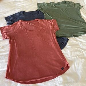 Bundle of 3 Patagonia Short Sleeve Capilene Cool Trail T-shirts